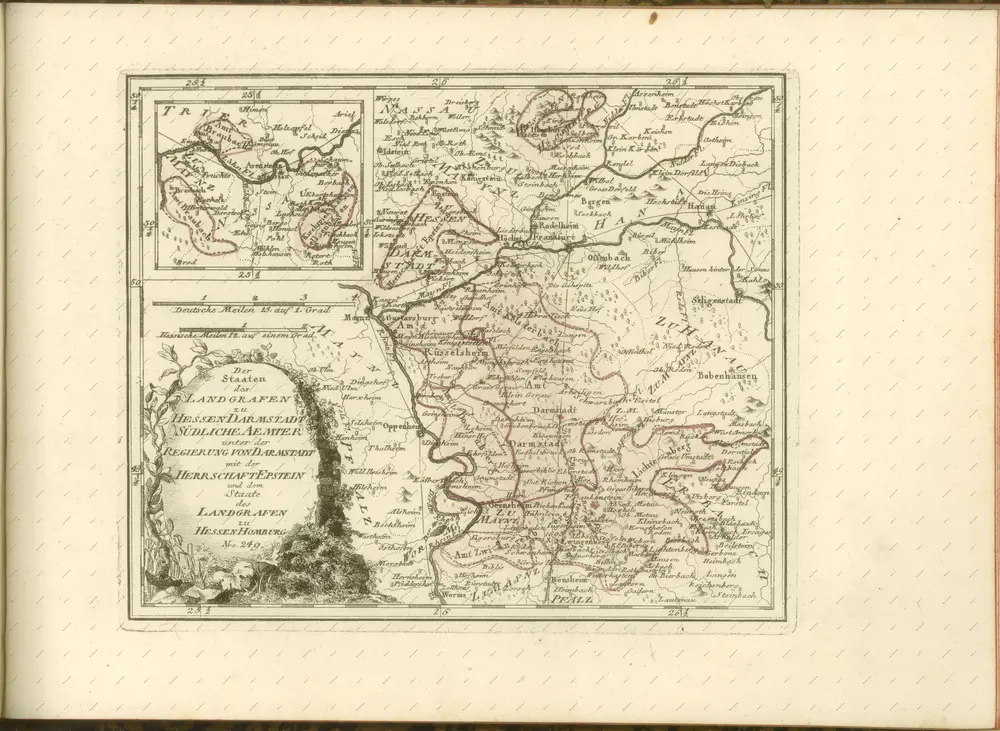 mapa z atlasu "Schauplatz der fünf Theile der Welt :"