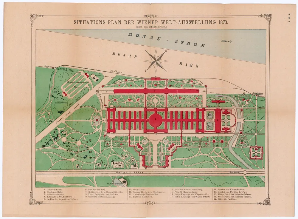 Situations-Plan der Wiener Welt-Ausstellung 1873