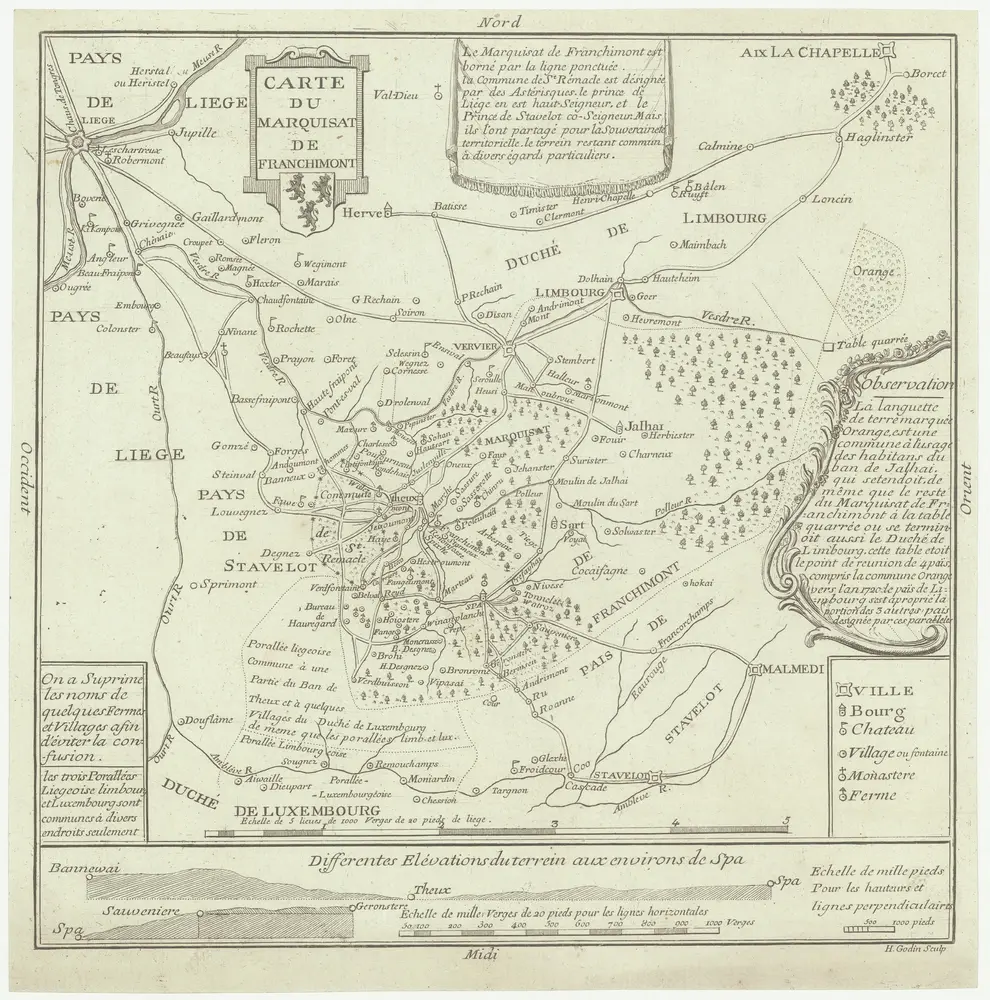 Carte du marquisat de Franchimont