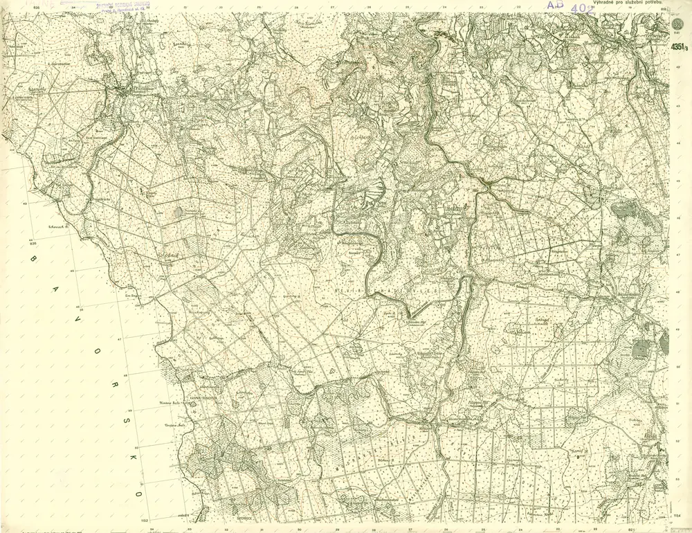 III. vojenské mapování 4351/3