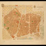 Plano del casco antiguo de Barcelona: adicional al plano general de Barcelona publicado en 1943 a la escala de 1:10 000 / Servicio del Plano de la Ciudad