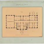 Projektierte Augenklinik, Rämistrasse 73: Erdgeschoss; Grundriss