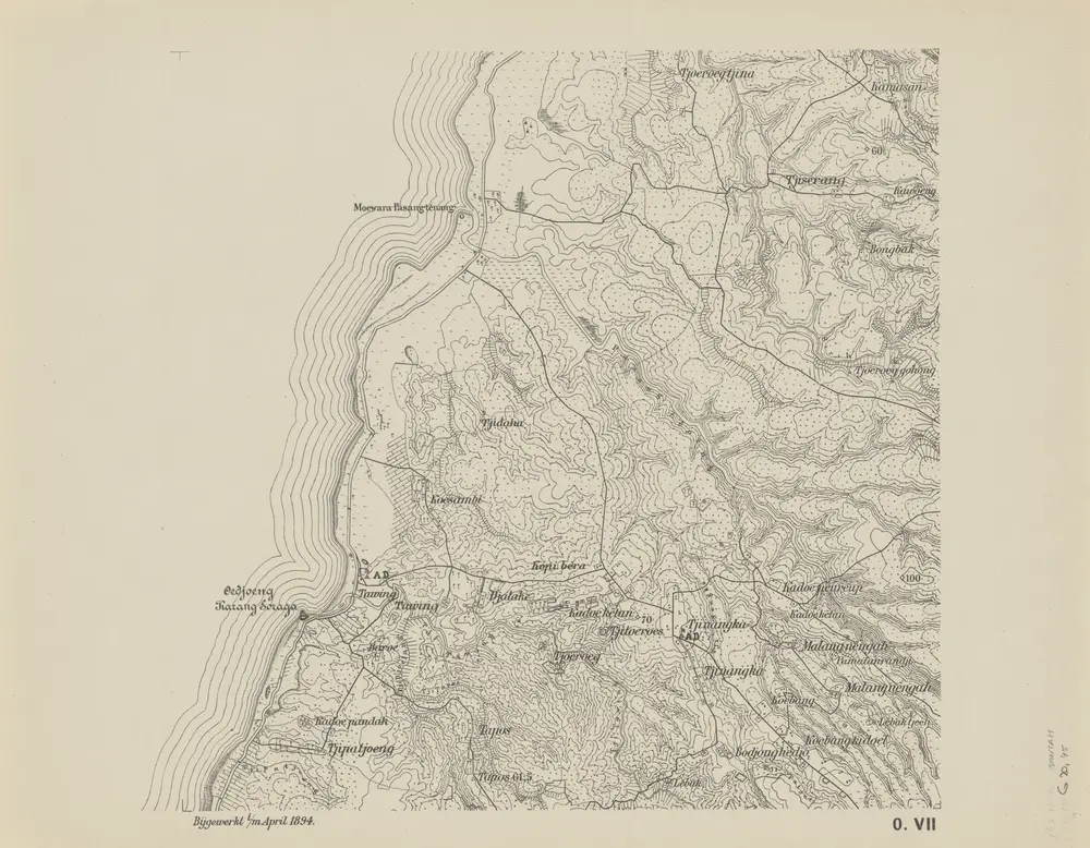 [Tawing] : bijgewerkt t/m April 1894 / [Topographisch Bureau]