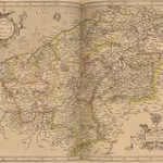 Flandria Comit: [Karte], in: Gerardi Mercatoris Atlas, sive, Cosmographicae meditationes de fabrica mundi et fabricati figura, S. 290.