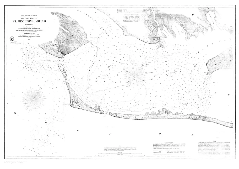 Preliminary Chart of Western Part of St. Georges Sound