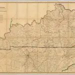 Military Map of the States of Kentucky and Tennessee.