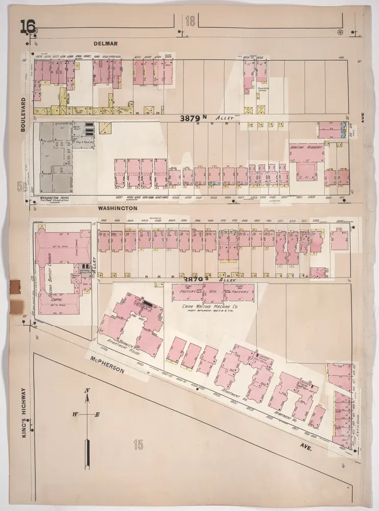 A. Whipple & Co.'s insurance map of St. Louis, Mo