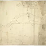 A Chart Showing the Course of the River Eden near Carlisle and of a Breach Neccessary to be Repaired, a platt of certen grounde about Carleile, for demonstration of a breech of the river of Eaden, Jan. 1572