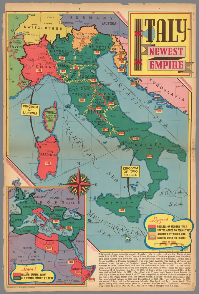 Italy - Newest Empire.  August 27, 1939.