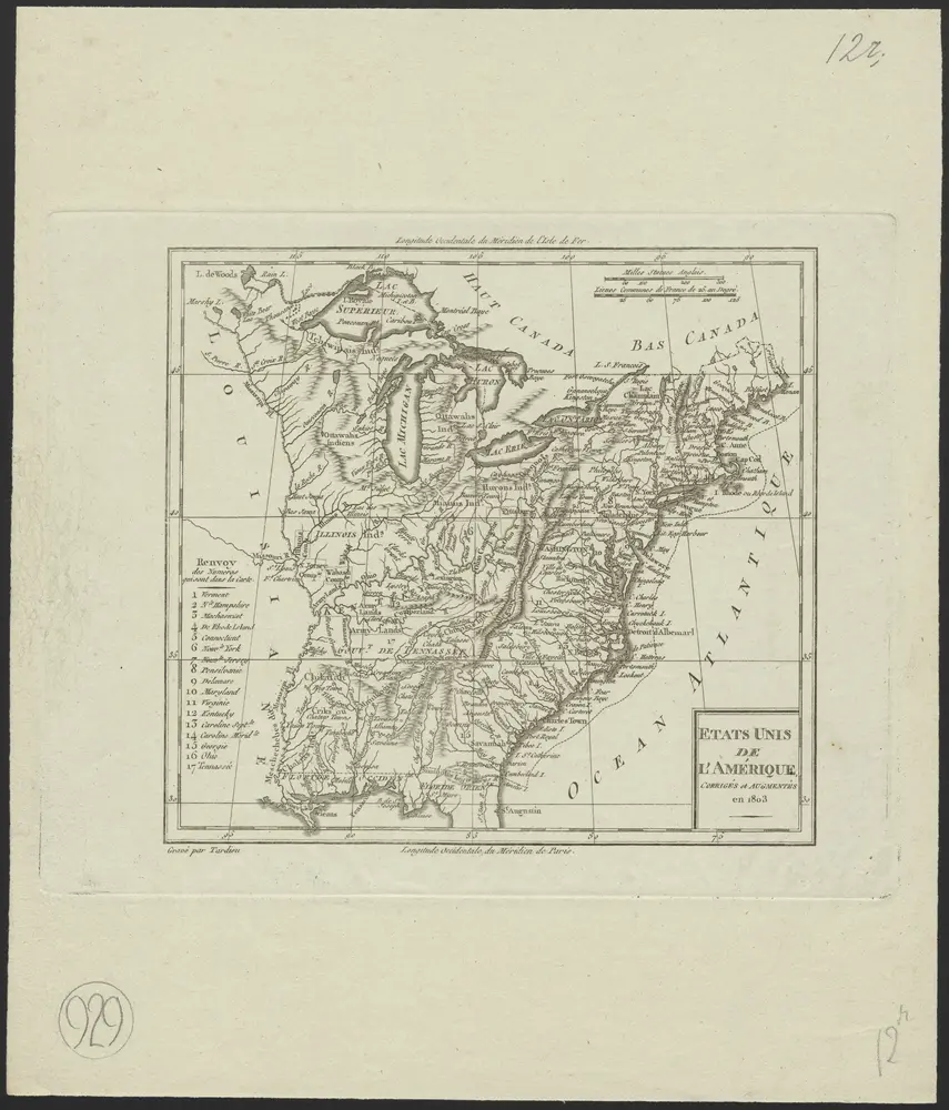 Etats Unis de l'Amérique