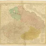 Carte des Etats de Boheme, avec le Souverain Dvce de Silesie