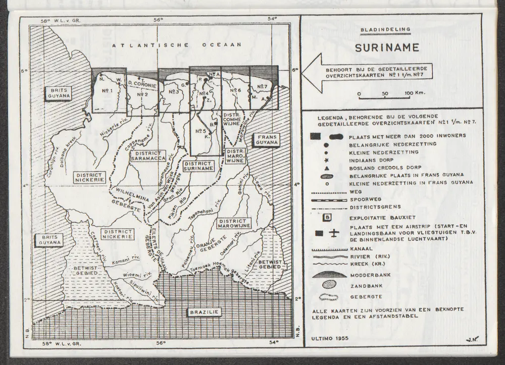 Bladindeling Suriname