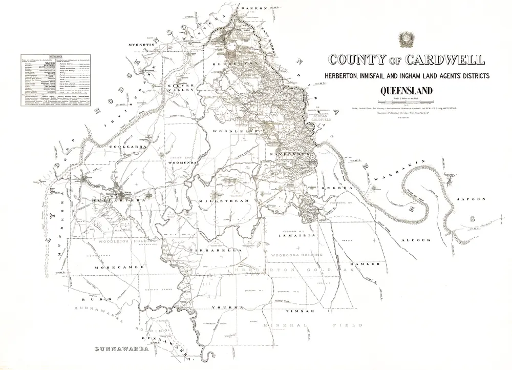 County of Cardwell sheet 1