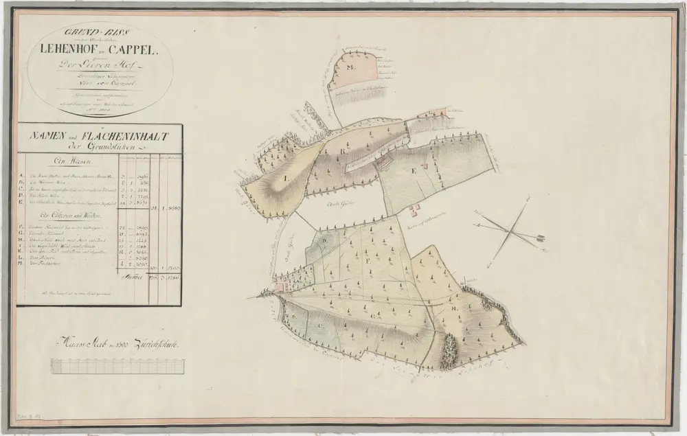 Kappel am Albis: Dem Staat gehörender, Lierenhof genannter Lehenhof; Grundriss (Nr. 4 a)