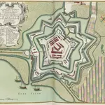 Ichnographia munitissimae urbis elect. Hanover. Harburgi, cum munimentis vattisque suis accurate delineata.[=] Accurater Grundriß, der Chur. Hanov. Stadt und Vestung Harburg [...] [Karte], in: [Atlas factice], S. 356.