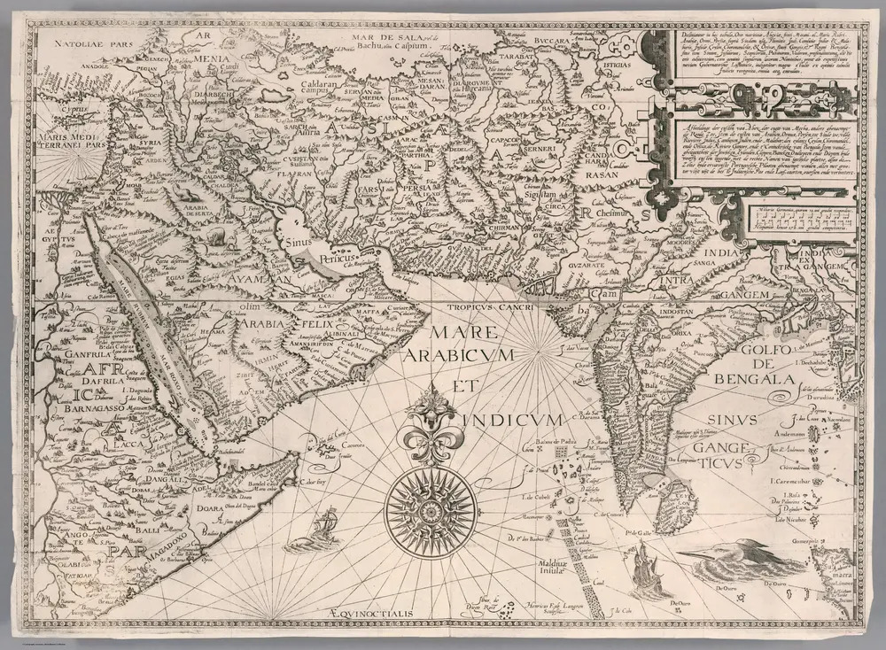 Southwest Asia.  Definiantur in hac tabula, Orae maritimae Abexie, freri Mecani al Maris Rubri Arabiae ....