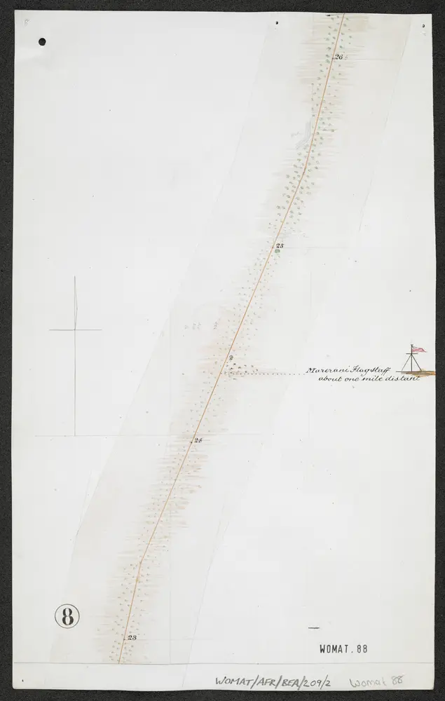 'Survey of Telegraph Line from Melinde to Lamu East Africa.'