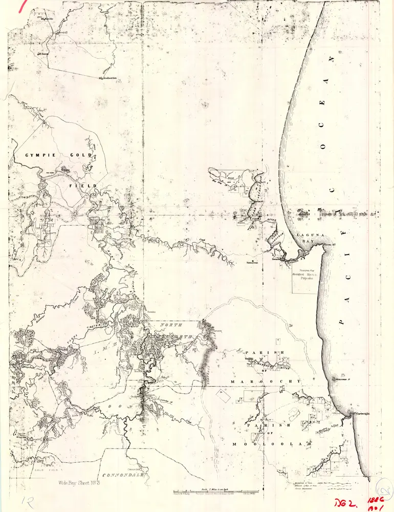 Wide Bay 2 mile map DG2 series sheet 3