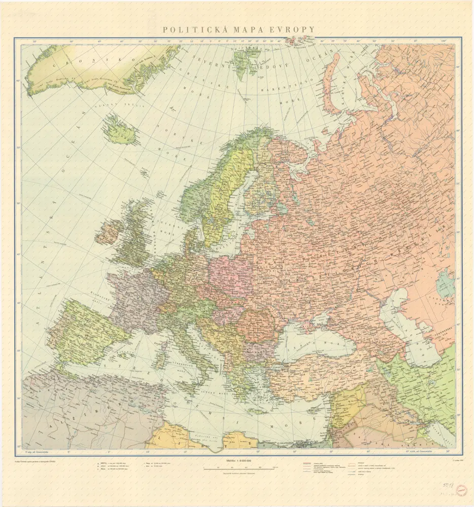 Politická mapa Evropy