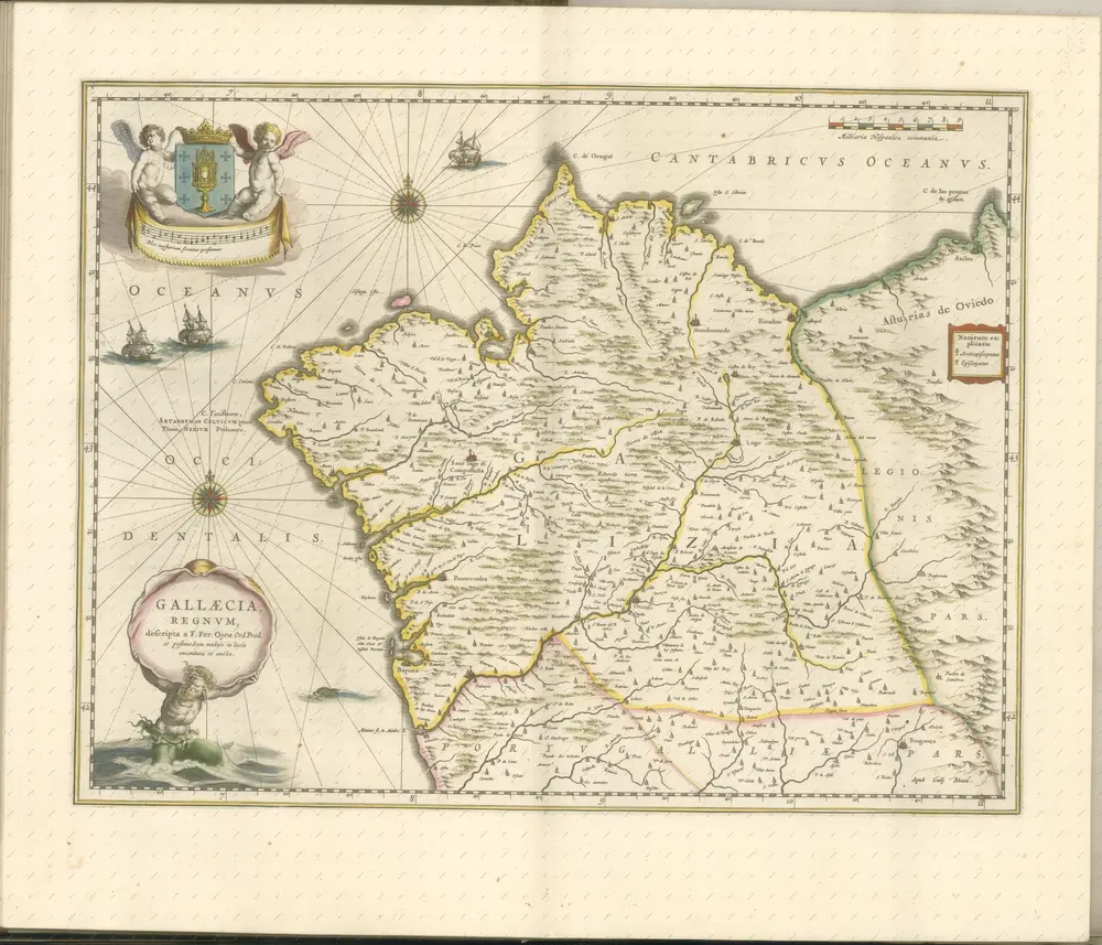 mapa z atlasu "Theatrvm orbis terrarvm, Sive Atlas novvs. Pars Secvnda."