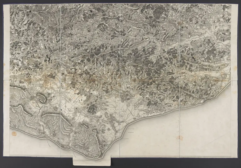 Ordnance survey of the Isle of Wight and part of Hampshire.