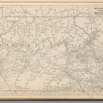 Railway Distance Map of the State of Pennsylvania