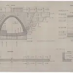 Kloten bis Bachenbülach: Himmelbach und Saumgraben, Verlegung und Eindolung, Element Nr. 72 (Einlaufelement): Armierungsplan; Grundriss, Ansicht und Längsschnitt