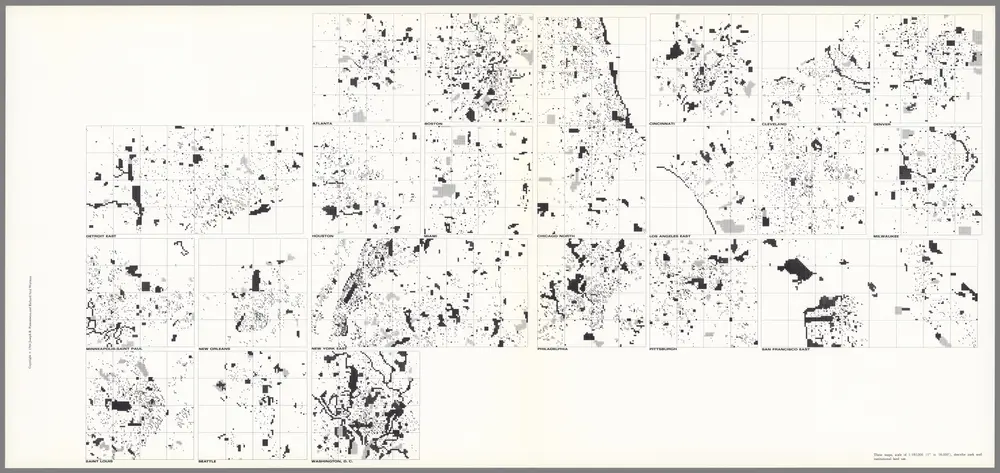 20 Maps Describing Park And Institutional Land Use.