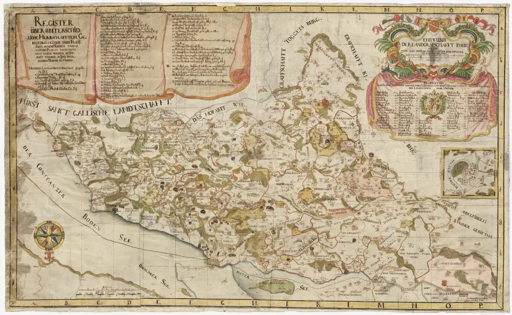 Karte der Landgrafschaft Thurgau