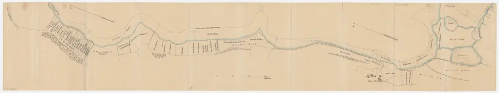 Pfäffikersee samt Fischenzeninhabern und Landanstössern, Blatt 3: Seegräben bis Talhof; Grundriss