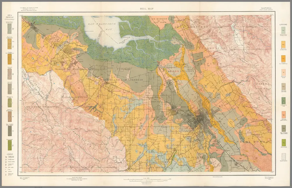 72.  Soil Map, San Jose Sheet, California.