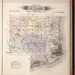 Plat of Le Claire Township, Scott County, Iowa.