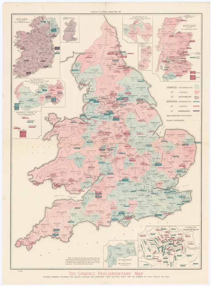 The graphic parliamentary map