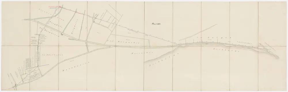 Pflegeanstalt Rheinau: Wasserversorgungsanlage; Situationsplan IV