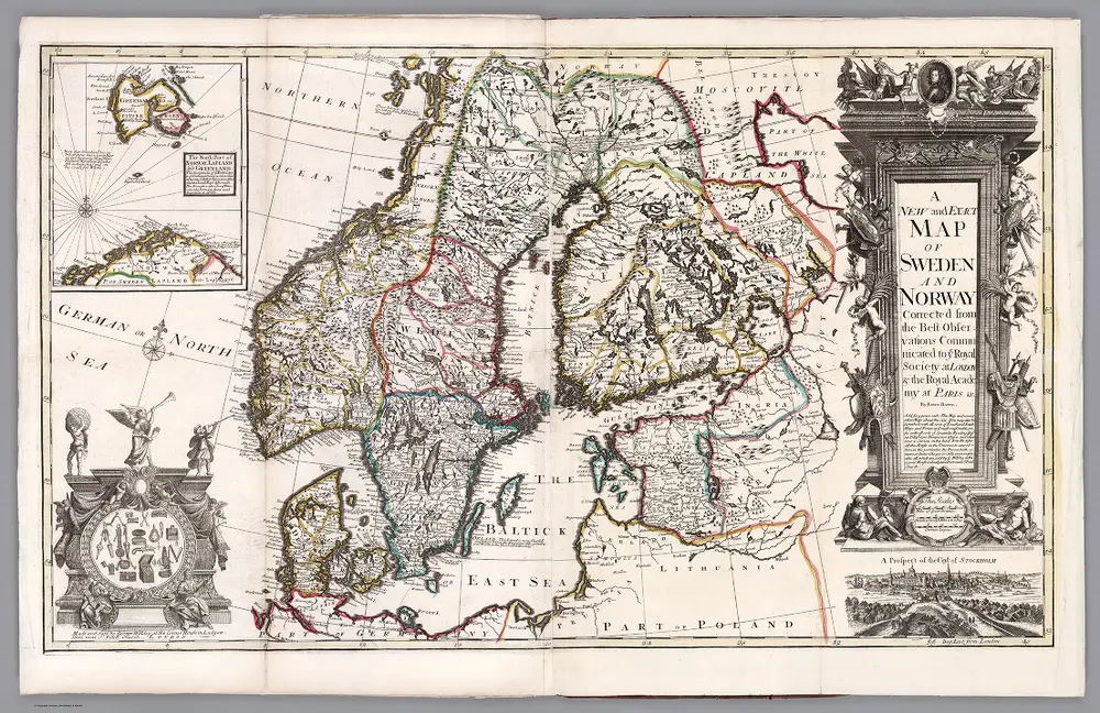 No. 17. A new and exact map of Sweden and Norway