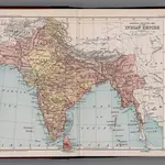 General political map of the Indian Empire. Plate 15