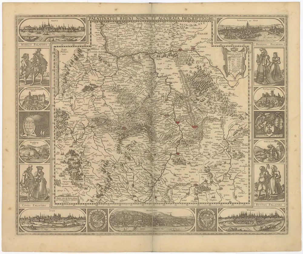 Palatinatus Rheni nova, et accurata descriptio