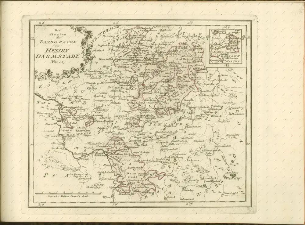 mapa z atlasu "Schauplatz der fünf Theile der Welt :"