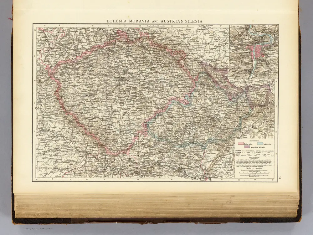 Bohemia, Moravia, Austrian Silesia.