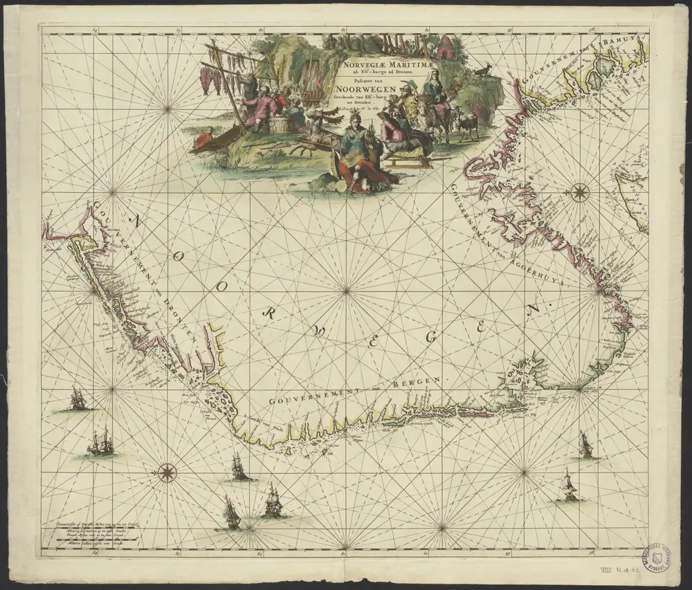 Norvegiae Maritimae ab Els-burgo ad Dronten