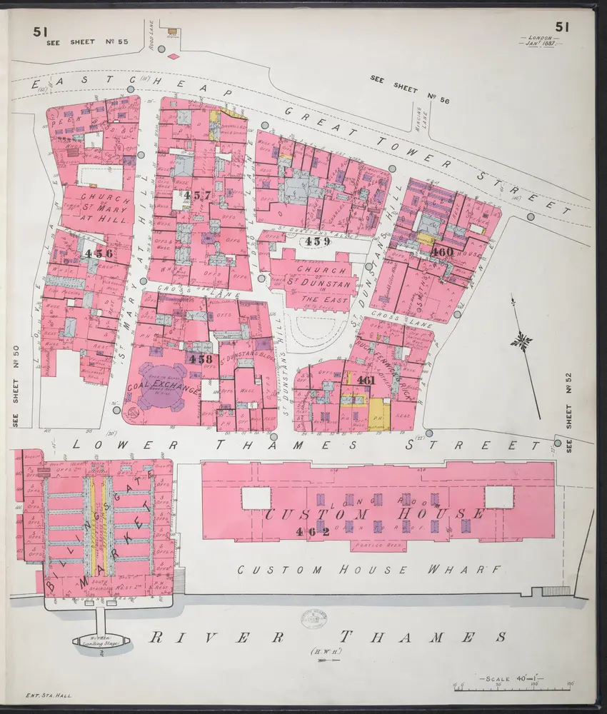 Insurance Plan of City of London Vol. III: sheet 51