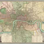 Map of London... Extended and Comprising the various improvements to 1835.