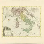 mapa z atlasu "Atlas von Italien"