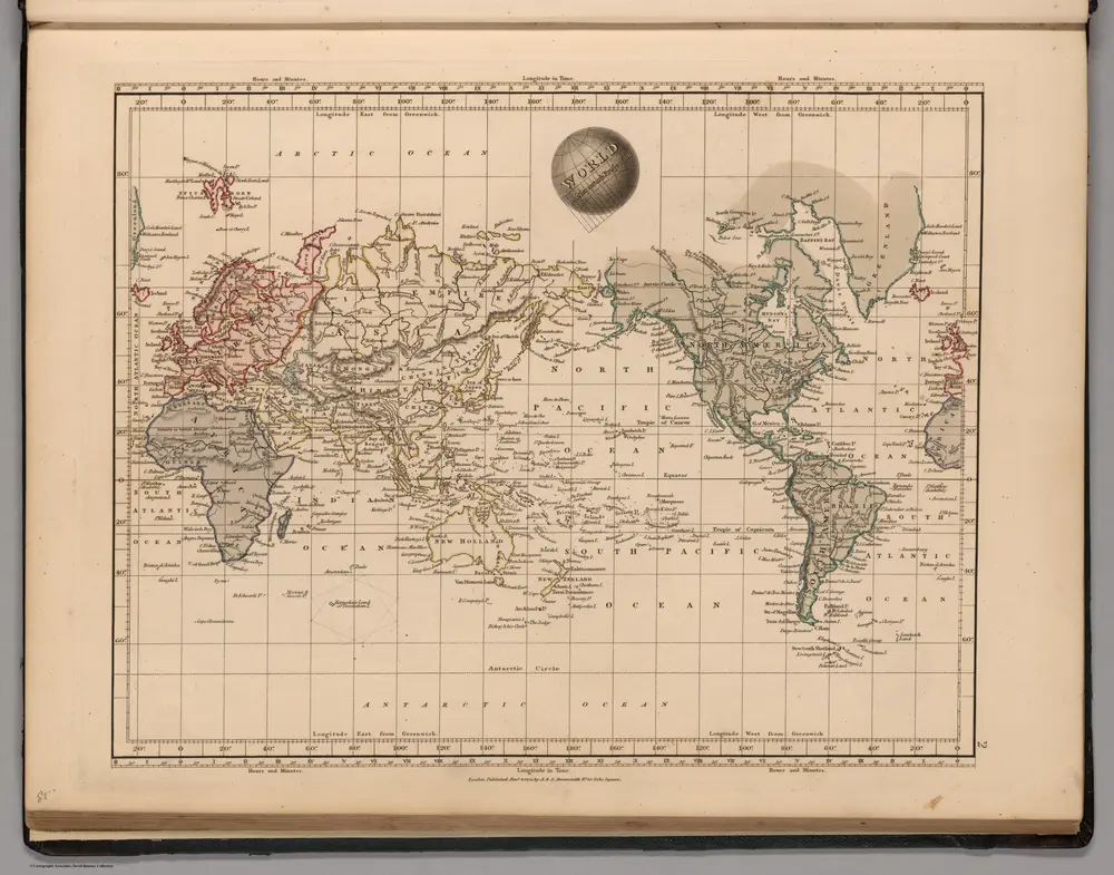 World on Mercator Projection