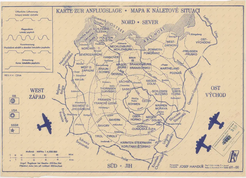 Mapa k náletové situaci