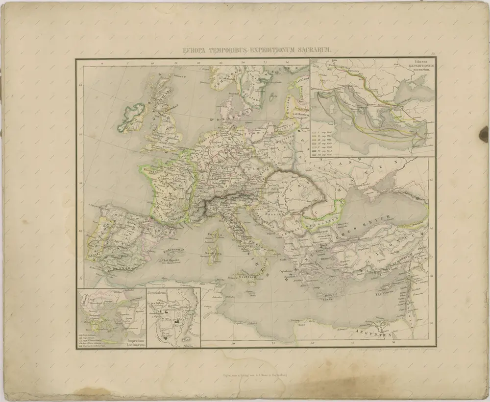 mapa z atlasu "Historisch-geographischer Schul-Atlas."