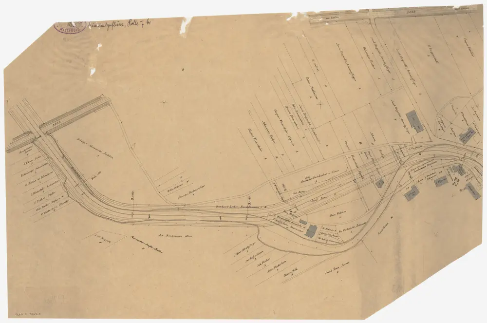 Dietikon: Reppisch von Oberdorf bis zur Eisenbahnbrücke: Situationsplan (Blatt 1)