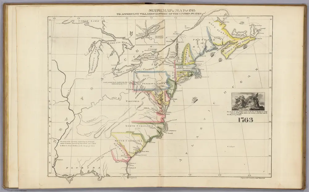 Sixth Map or Map Of 1763