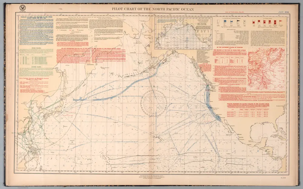 Pilot chart of the North Pacific Ocean : July, 1898.