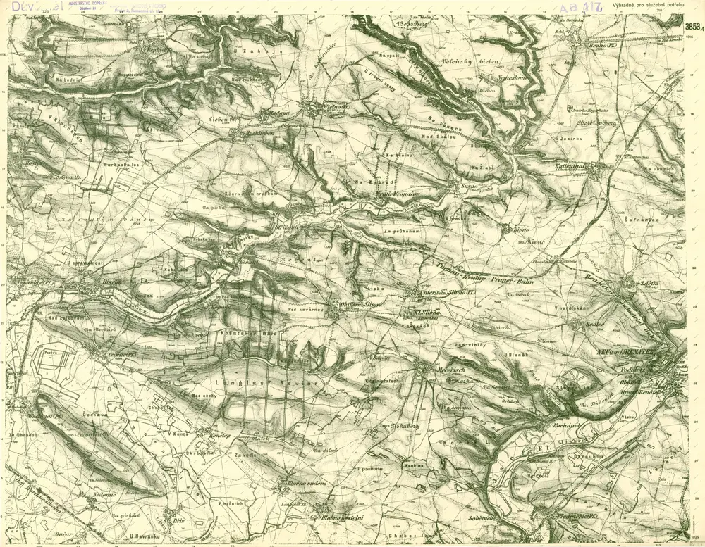 III. vojenské mapování 3853/4